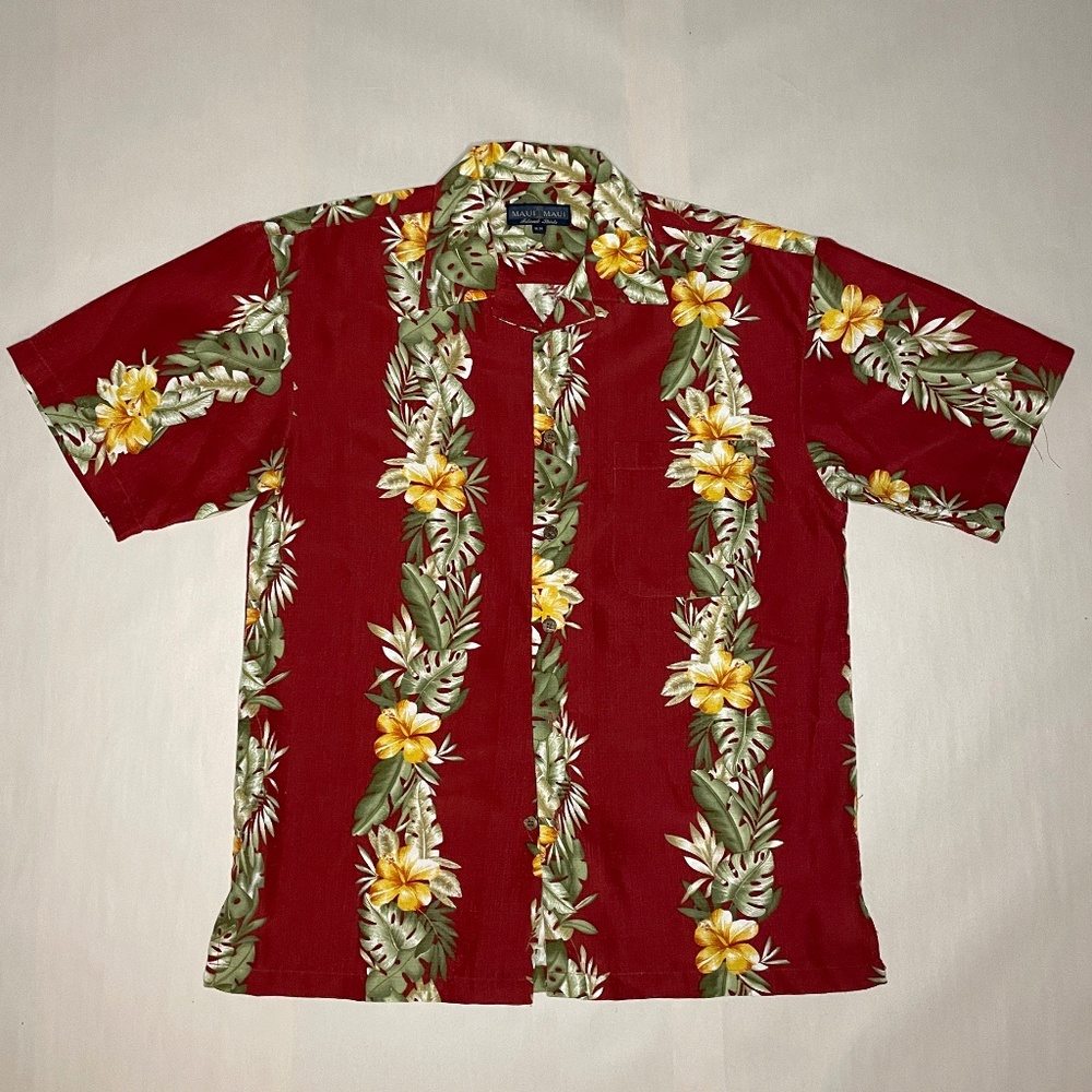 Vintage Hawaiian Button Up Shirt